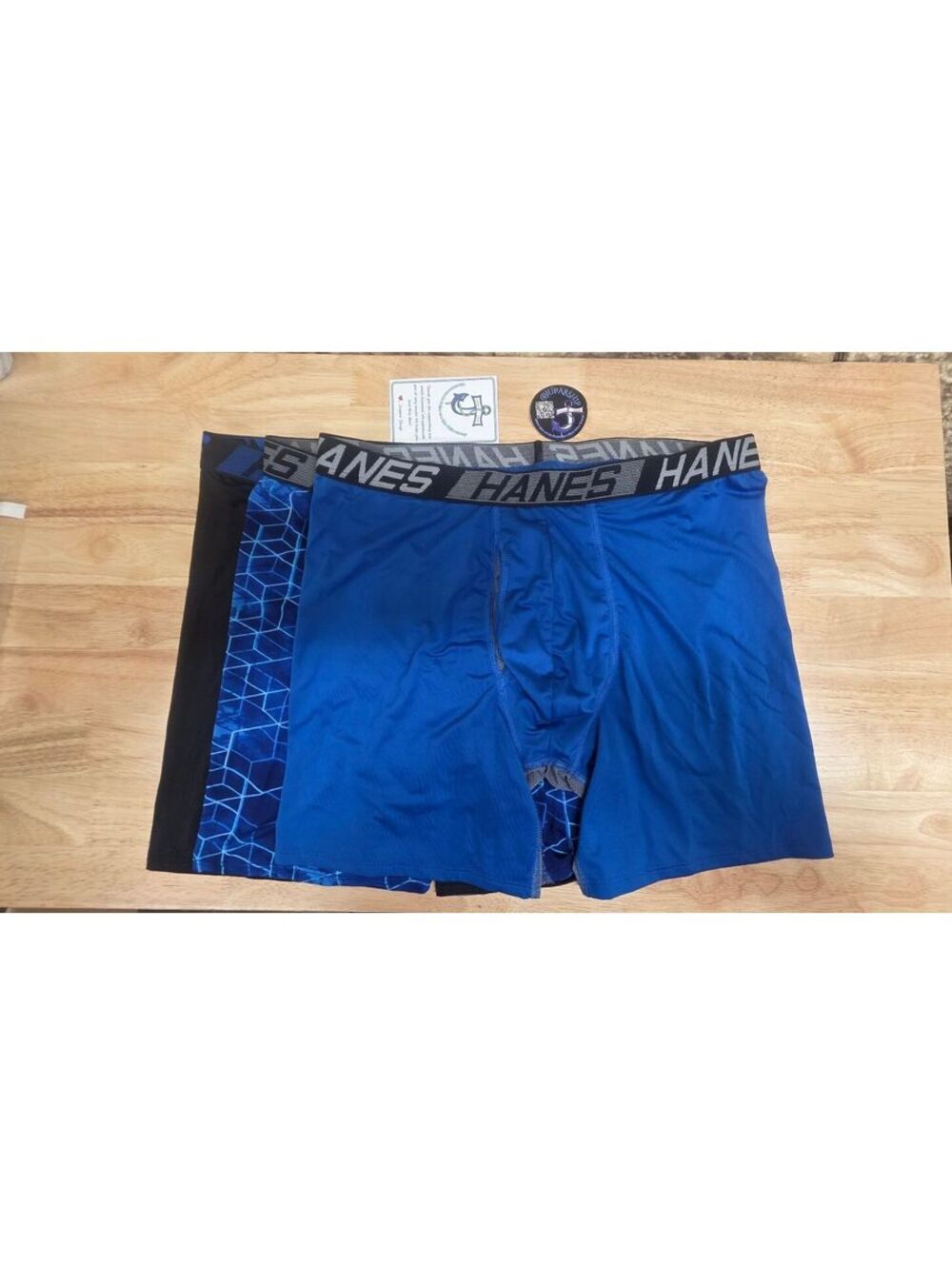 HANES MEN’S X‑TEMP SUPPORT POUCH BOXER BRIEFS MOISTURE‑WICKING MULTI‑PACK L
